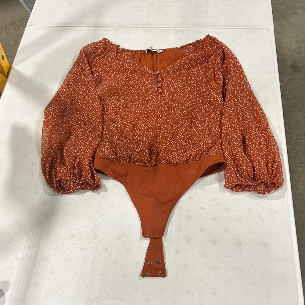 Abercrombie & Fitch Terracotta Bodysuit
